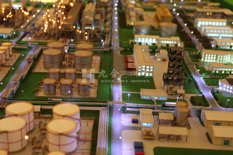 蘇丹煉化沙盤模型