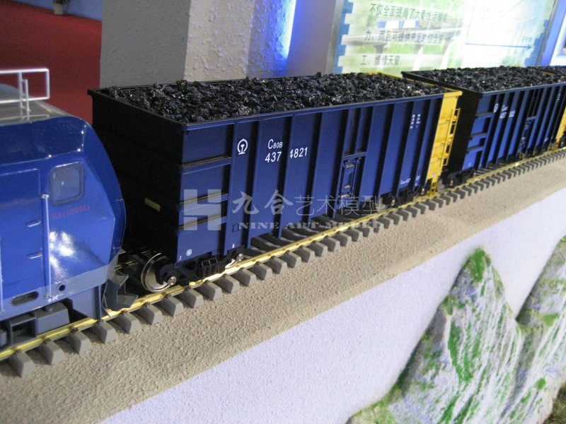 大比例動車組、飛機沙盤模型