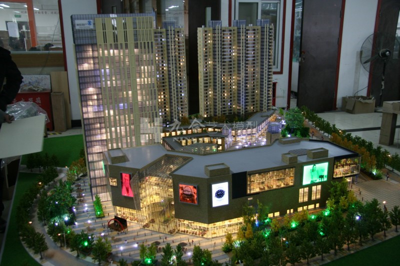 鄂爾多斯時代廣場模型