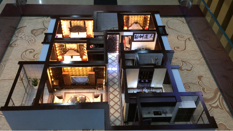 南通南山湖1號戶型模型