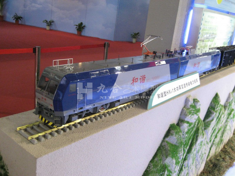 大比例動車組、飛機沙盤模型