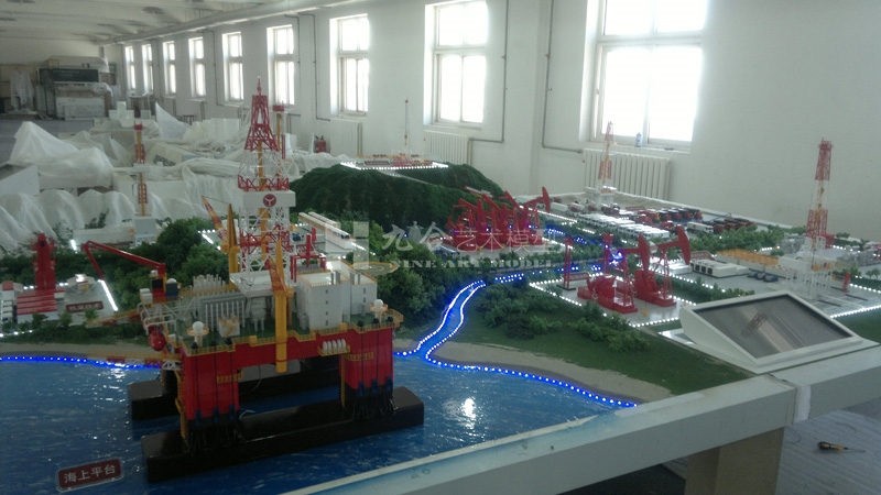 遼寧石油沙盤模型