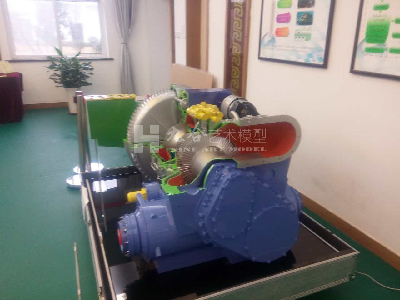 電科院仿真中心教學沙盤模型