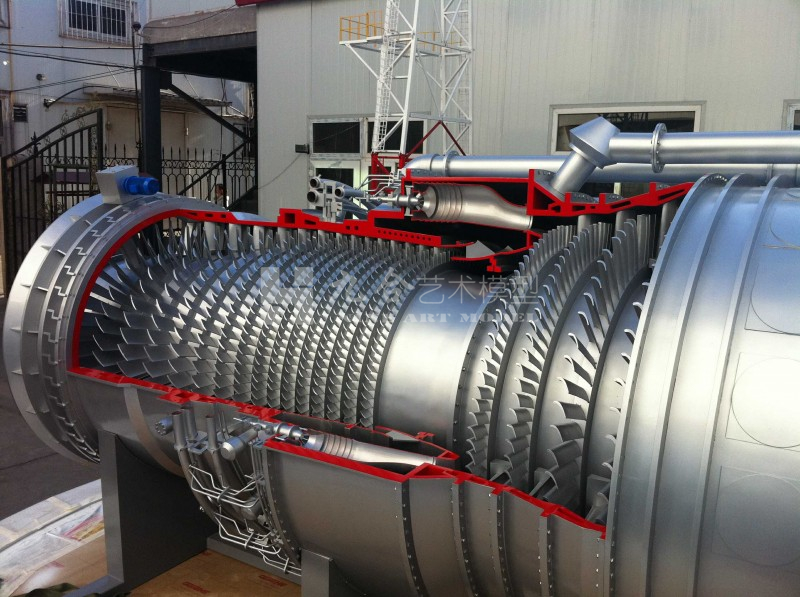 徐圩科技館燃氣輪機模型