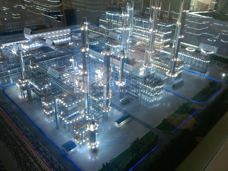 獨山子石油煉化沙盤模型