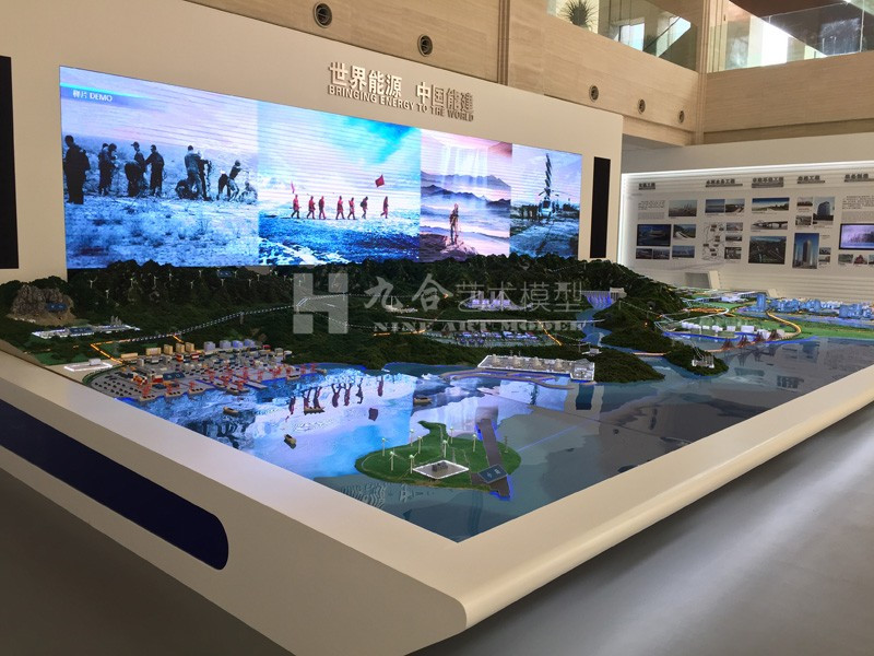 大型綜合發(fā)電沙盤模型