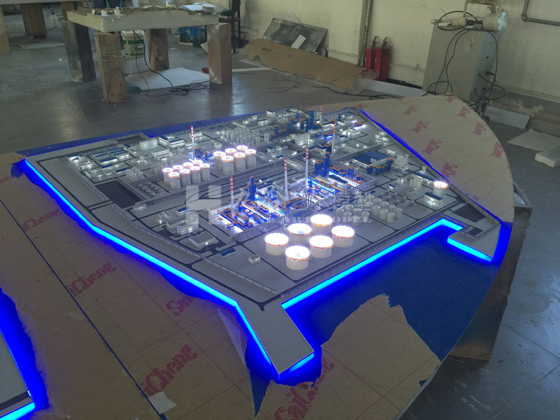 內蒙古石化廠區沙盤模型