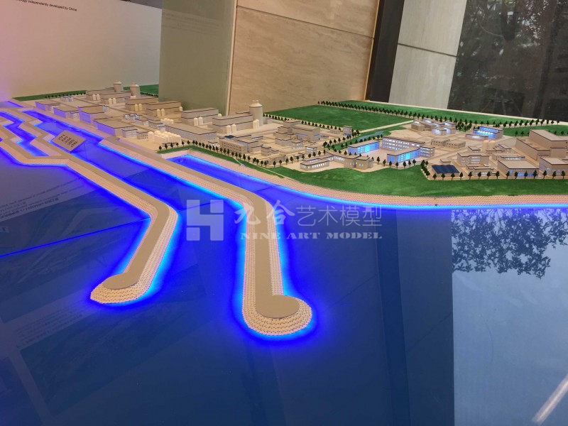 石島灣核電站沙盤模型