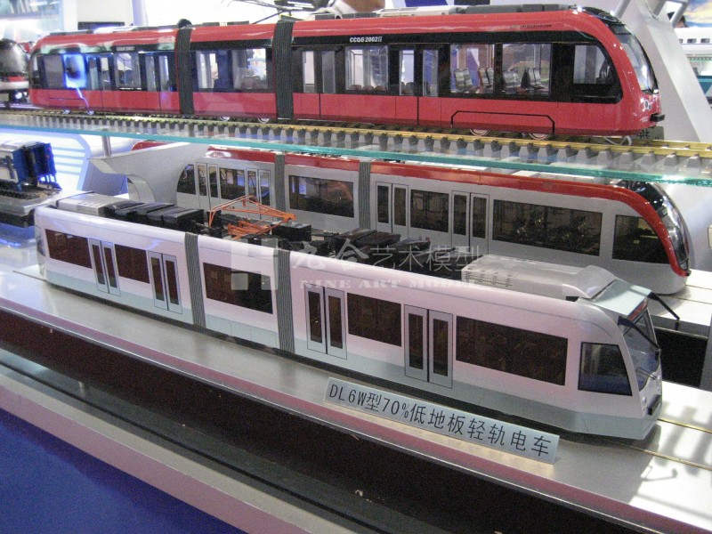 大比例動車組、飛機沙盤模型