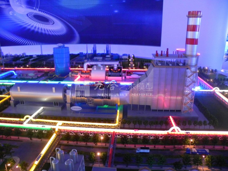 IGCC聯合循環發電系統沙盤模型