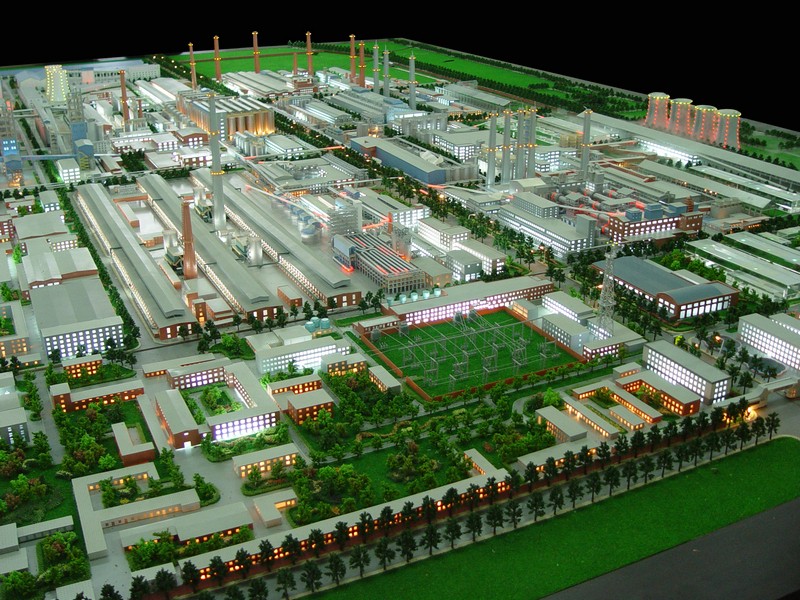 中國(guó)鋁業(yè)河南分公司廠區(qū)模型