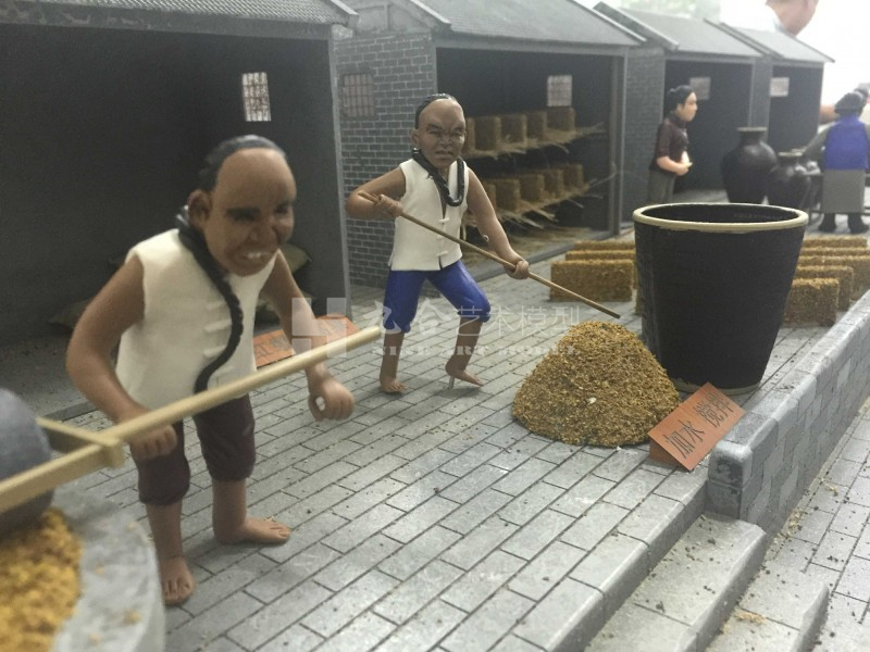 五糧液古法釀制沙盤模型