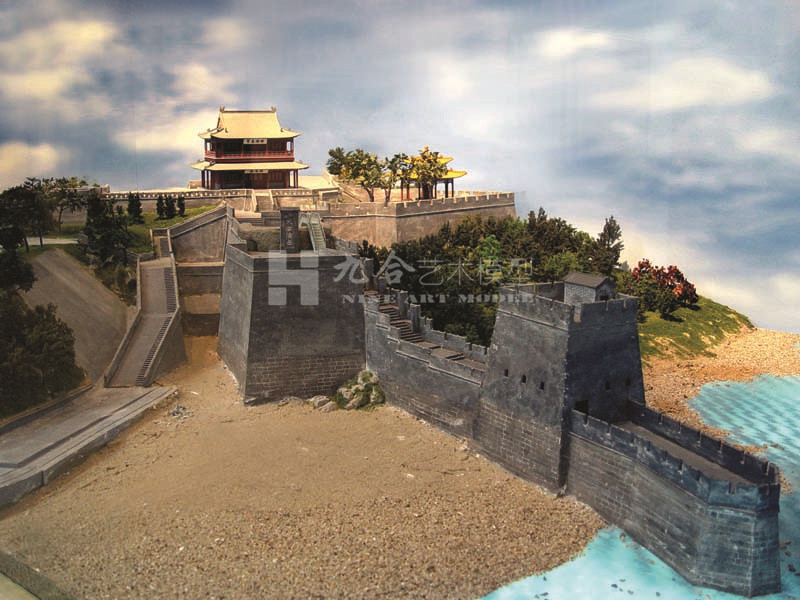 山海關長城博物館老龍頭模型